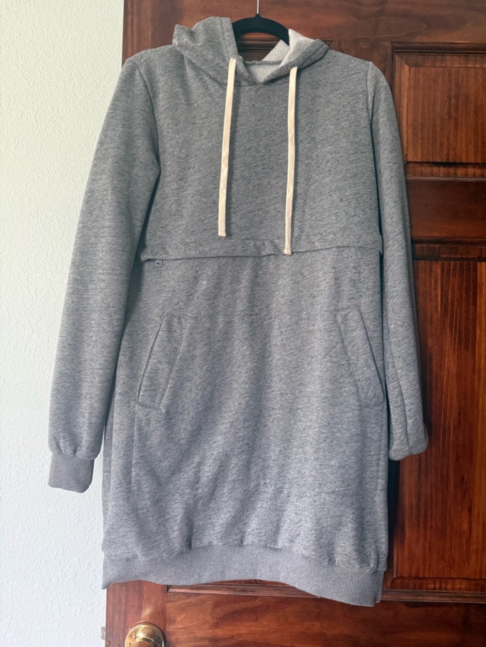 Latched Mama Hoodie Sweatshirt Nursing Dress